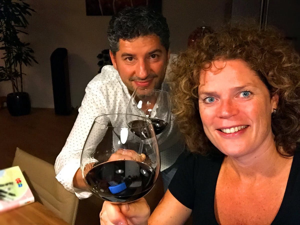 Marc and Natasja, the owners of Casafaro