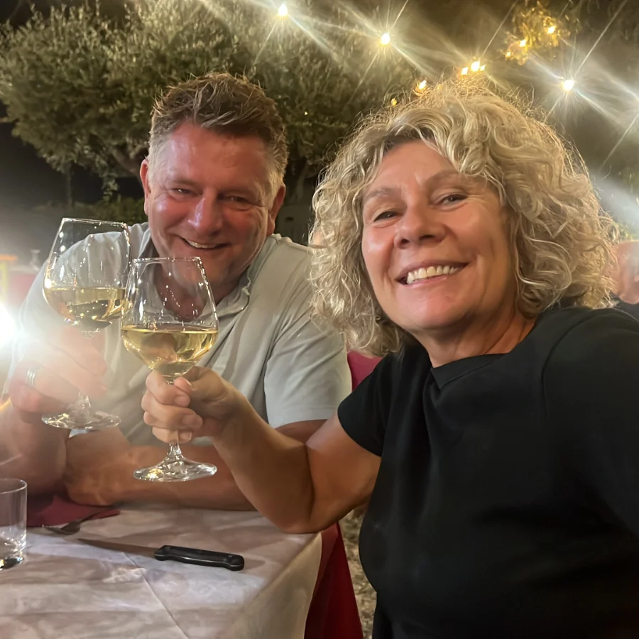 Jeroen and Marleen, the owners of Colpo di Fortuna